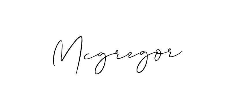 if you are searching for the best signature style for your name Mcgregor. so please give up your signature search. here we have designed multiple signature styles  using Allison_Script. Mcgregor signature style 2 images and pictures png