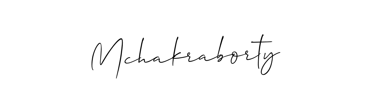 You should practise on your own different ways (Allison_Script) to write your name (Mchakraborty) in signature. don't let someone else do it for you. Mchakraborty signature style 2 images and pictures png