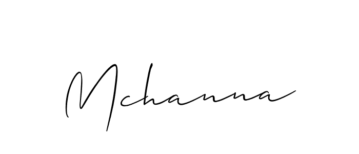 Best and Professional Signature Style for Mchanna. Allison_Script Best Signature Style Collection. Mchanna signature style 2 images and pictures png