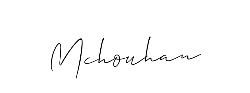 Make a beautiful signature design for name Mchouhan. Use this online signature maker to create a handwritten signature for free. Mchouhan signature style 2 images and pictures png