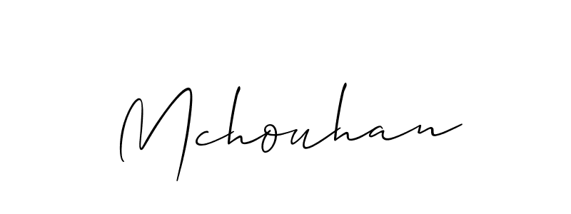 Make a beautiful signature design for name Mchouhan. Use this online signature maker to create a handwritten signature for free. Mchouhan signature style 2 images and pictures png