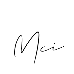 Also we have Mci name is the best signature style. Create professional handwritten signature collection using Allison_Script autograph style. Mci signature style 2 images and pictures png