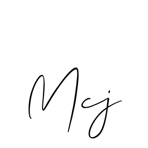 How to make Mcj name signature. Use Allison_Script style for creating short signs online. This is the latest handwritten sign. Mcj signature style 2 images and pictures png