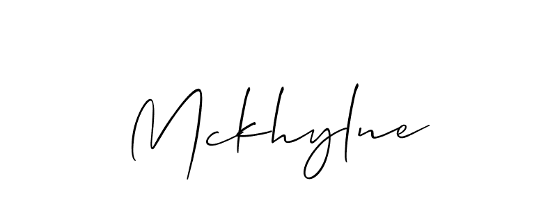 It looks lik you need a new signature style for name Mckhylne. Design unique handwritten (Allison_Script) signature with our free signature maker in just a few clicks. Mckhylne signature style 2 images and pictures png