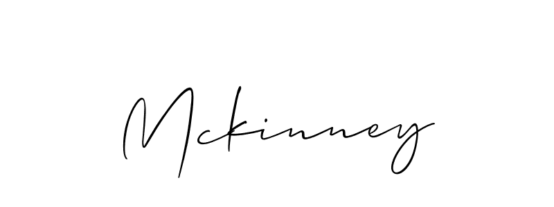 How to make Mckinney name signature. Use Allison_Script style for creating short signs online. This is the latest handwritten sign. Mckinney signature style 2 images and pictures png