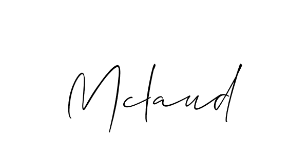 Also You can easily find your signature by using the search form. We will create Mclaud name handwritten signature images for you free of cost using Allison_Script sign style. Mclaud signature style 2 images and pictures png