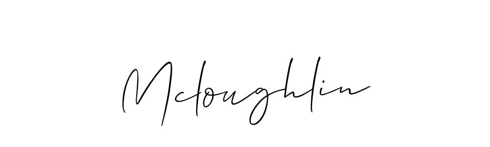 How to make Mcloughlin name signature. Use Allison_Script style for creating short signs online. This is the latest handwritten sign. Mcloughlin signature style 2 images and pictures png