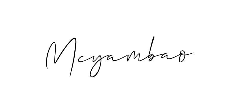 Best and Professional Signature Style for Mcyambao. Allison_Script Best Signature Style Collection. Mcyambao signature style 2 images and pictures png