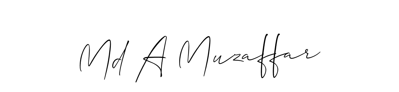 Similarly Allison_Script is the best handwritten signature design. Signature creator online .You can use it as an online autograph creator for name Md A Muzaffar. Md A Muzaffar signature style 2 images and pictures png