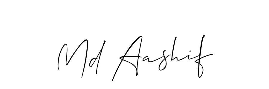 You should practise on your own different ways (Allison_Script) to write your name (Md Aashif) in signature. don't let someone else do it for you. Md Aashif signature style 2 images and pictures png