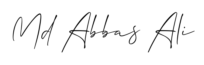 The Allison_Script signature style provides a bold statement for name Md Abbas Ali. Designed for business owners, executives, and leaders. Md Abbas Ali signature style 2 images and pictures png