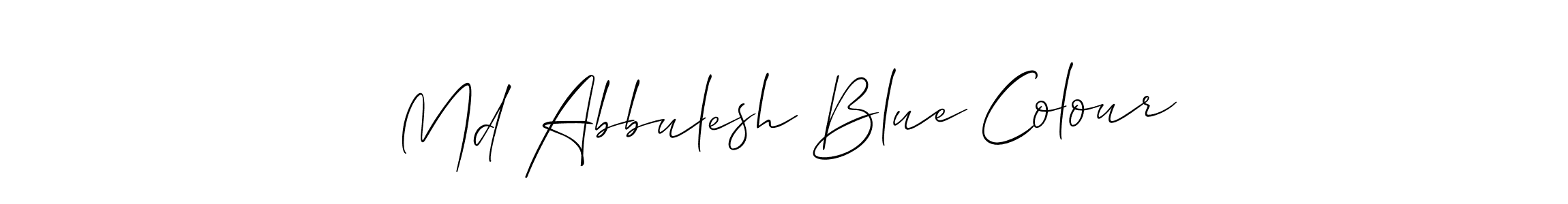 Check out images of Autograph of Md Abbulesh Blue Colour name. Actor Md Abbulesh Blue Colour Signature Style. Allison_Script is a professional sign style online. Md Abbulesh Blue Colour signature style 2 images and pictures png
