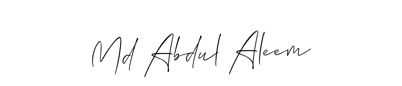 Check out images of Autograph of Md Abdul Aleem name. Actor Md Abdul Aleem Signature Style. Allison_Script is a professional sign style online. Md Abdul Aleem signature style 2 images and pictures png