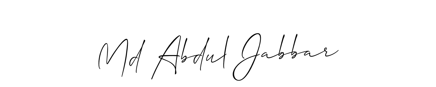 Make a beautiful signature design for name Md Abdul Jabbar. Use this online signature maker to create a handwritten signature for free. Md Abdul Jabbar signature style 2 images and pictures png