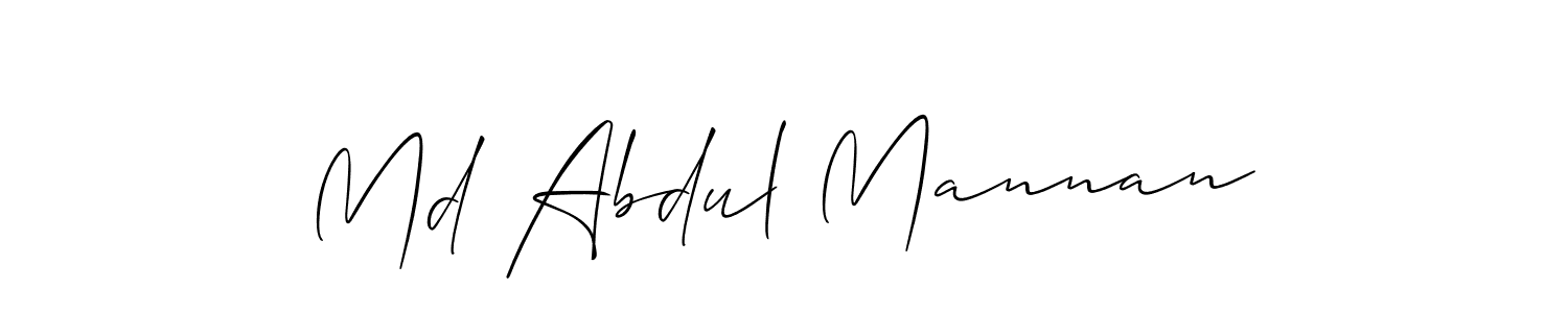 How to Draw Md Abdul Mannan signature style? Allison_Script is a latest design signature styles for name Md Abdul Mannan. Md Abdul Mannan signature style 2 images and pictures png