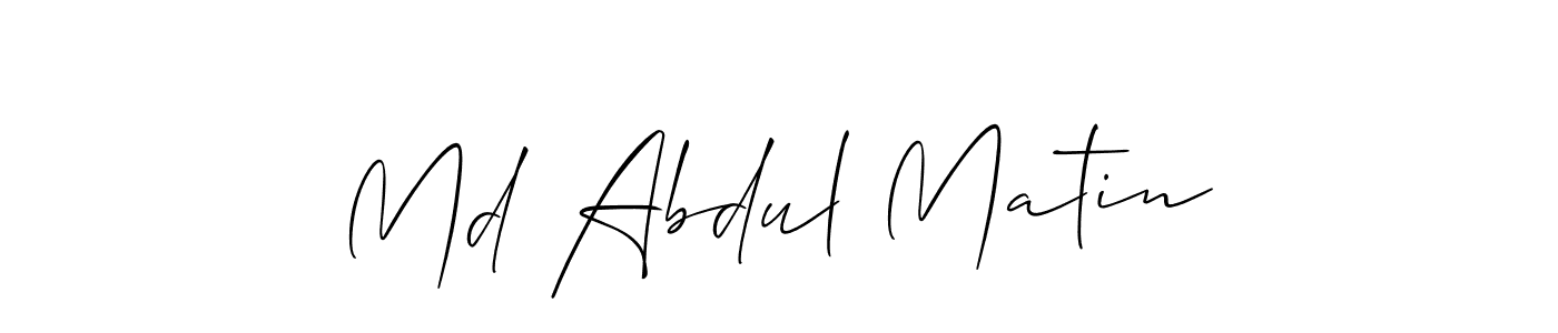 Make a beautiful signature design for name Md Abdul Matin. Use this online signature maker to create a handwritten signature for free. Md Abdul Matin signature style 2 images and pictures png