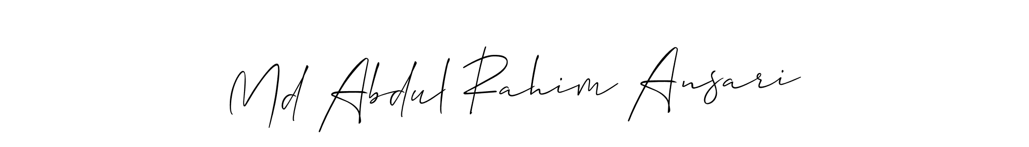 Best and Professional Signature Style for Md Abdul Rahim Ansari. Allison_Script Best Signature Style Collection. Md Abdul Rahim Ansari signature style 2 images and pictures png