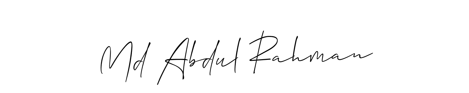 You should practise on your own different ways (Allison_Script) to write your name (Md Abdul Rahman) in signature. don't let someone else do it for you. Md Abdul Rahman signature style 2 images and pictures png