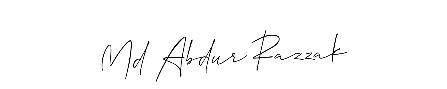 if you are searching for the best signature style for your name Md Abdur Razzak. so please give up your signature search. here we have designed multiple signature styles  using Allison_Script. Md Abdur Razzak signature style 2 images and pictures png