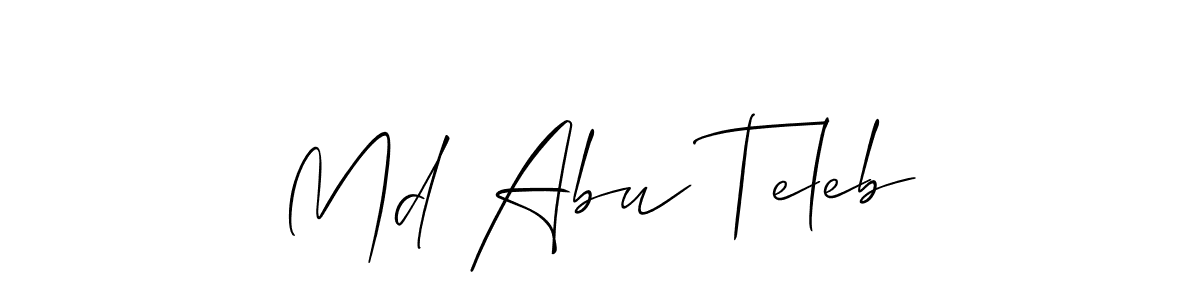 Here are the top 10 professional signature styles for the name Md Abu Teleb. These are the best autograph styles you can use for your name. Md Abu Teleb signature style 2 images and pictures png