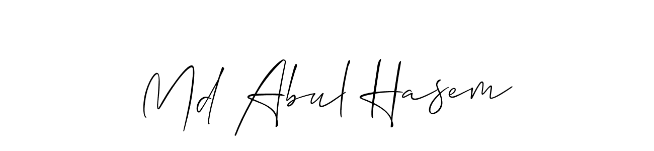 Allison_Script is a professional signature style that is perfect for those who want to add a touch of class to their signature. It is also a great choice for those who want to make their signature more unique. Get Md Abul Hasem name to fancy signature for free. Md Abul Hasem signature style 2 images and pictures png