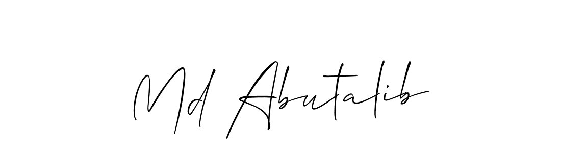 How to Draw Md Abutalib signature style? Allison_Script is a latest design signature styles for name Md Abutalib. Md Abutalib signature style 2 images and pictures png