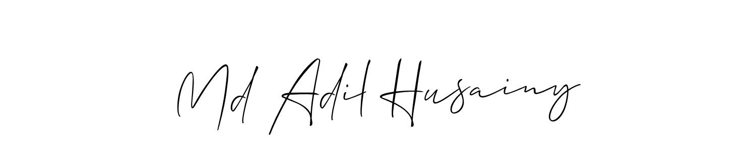 See photos of Md Adil Husainy official signature by Spectra . Check more albums & portfolios. Read reviews & check more about Allison_Script font. Md Adil Husainy signature style 2 images and pictures png