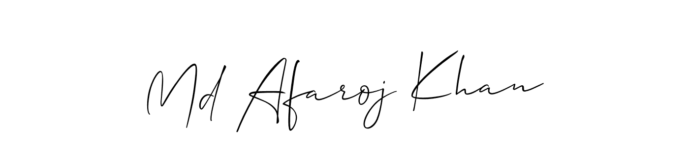Md Afaroj Khan stylish signature style. Best Handwritten Sign (Allison_Script) for my name. Handwritten Signature Collection Ideas for my name Md Afaroj Khan. Md Afaroj Khan signature style 2 images and pictures png