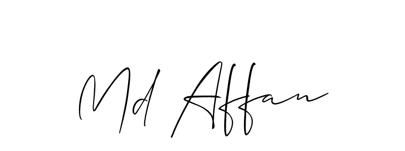 Make a beautiful signature design for name Md Affan. Use this online signature maker to create a handwritten signature for free. Md Affan signature style 2 images and pictures png