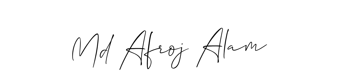 How to make Md Afroj Alam name signature. Use Allison_Script style for creating short signs online. This is the latest handwritten sign. Md Afroj Alam signature style 2 images and pictures png