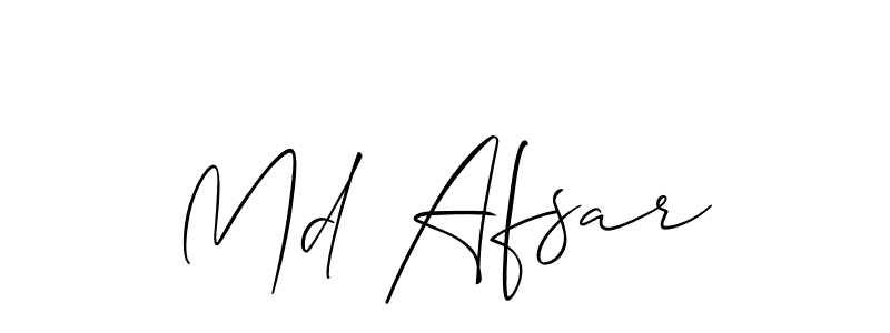 Make a beautiful signature design for name Md Afsar. Use this online signature maker to create a handwritten signature for free. Md Afsar signature style 2 images and pictures png