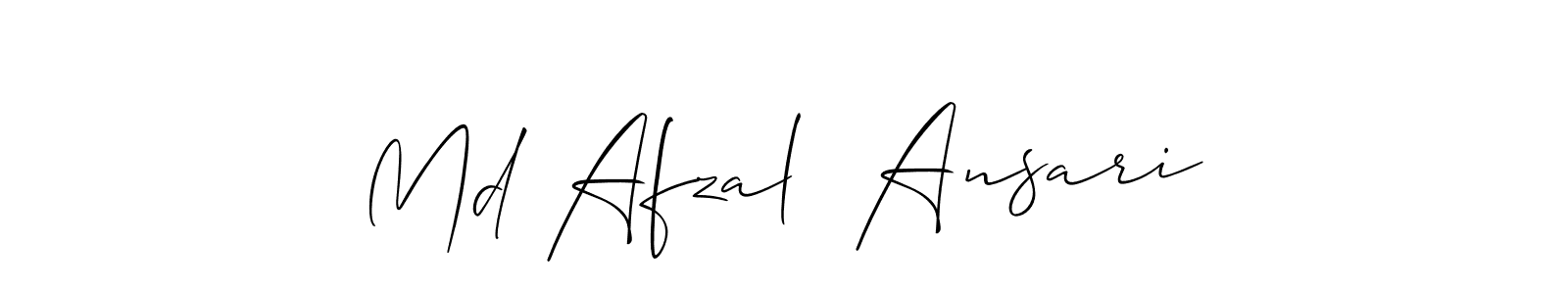 Once you've used our free online signature maker to create your best signature Allison_Script style, it's time to enjoy all of the benefits that Md Afzal  Ansari name signing documents. Md Afzal  Ansari signature style 2 images and pictures png