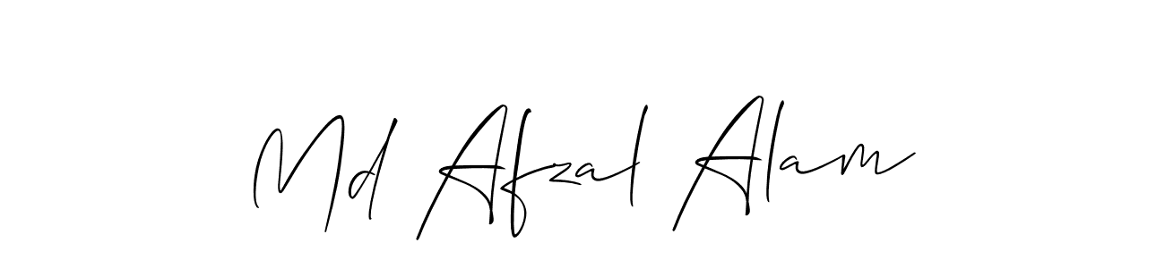 Make a beautiful signature design for name Md Afzal Alam. With this signature (Allison_Script) style, you can create a handwritten signature for free. Md Afzal Alam signature style 2 images and pictures png