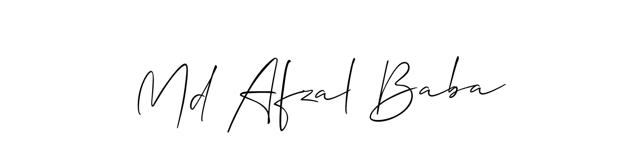 Make a beautiful signature design for name Md Afzal Baba. Use this online signature maker to create a handwritten signature for free. Md Afzal Baba signature style 2 images and pictures png