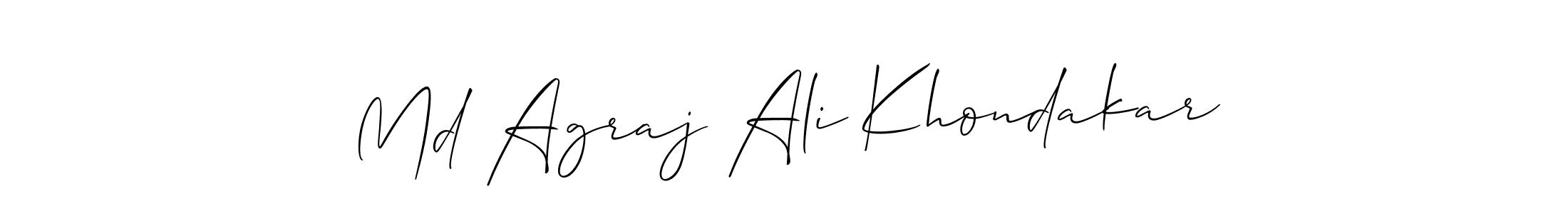 Best and Professional Signature Style for Md Agraj Ali Khondakar. Allison_Script Best Signature Style Collection. Md Agraj Ali Khondakar signature style 2 images and pictures png