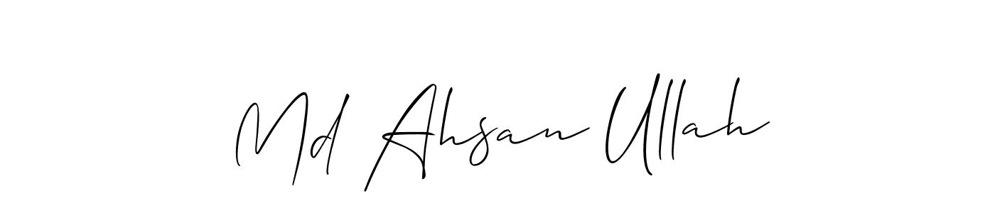 You can use this online signature creator to create a handwritten signature for the name Md Ahsan Ullah. This is the best online autograph maker. Md Ahsan Ullah signature style 2 images and pictures png