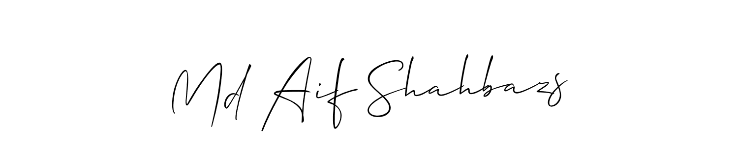 You can use this online signature creator to create a handwritten signature for the name Md Aif Shahbazs. This is the best online autograph maker. Md Aif Shahbazs signature style 2 images and pictures png