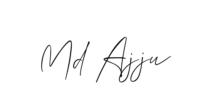 Make a beautiful signature design for name Md Ajju. Use this online signature maker to create a handwritten signature for free. Md Ajju signature style 2 images and pictures png