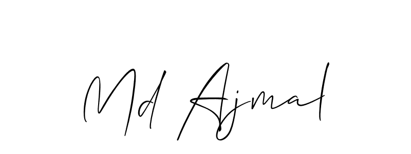 You should practise on your own different ways (Allison_Script) to write your name (Md Ajmal) in signature. don't let someone else do it for you. Md Ajmal signature style 2 images and pictures png
