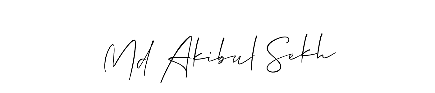 Make a beautiful signature design for name Md Akibul Sekh. Use this online signature maker to create a handwritten signature for free. Md Akibul Sekh signature style 2 images and pictures png