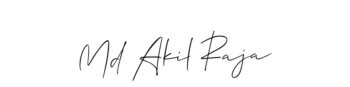 Make a beautiful signature design for name Md Akil Raja. Use this online signature maker to create a handwritten signature for free. Md Akil Raja signature style 2 images and pictures png