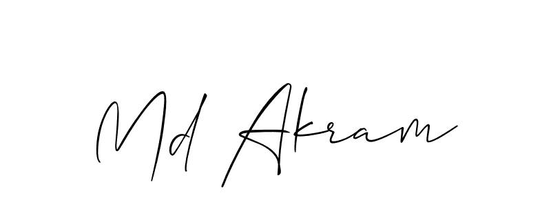 Md Akram stylish signature style. Best Handwritten Sign (Allison_Script) for my name. Handwritten Signature Collection Ideas for my name Md Akram. Md Akram signature style 2 images and pictures png