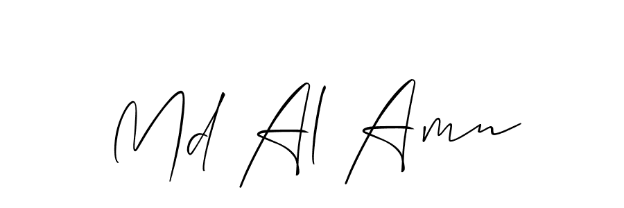 Best and Professional Signature Style for Md Al Amn. Allison_Script Best Signature Style Collection. Md Al Amn signature style 2 images and pictures png