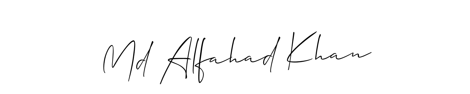 You can use this online signature creator to create a handwritten signature for the name Md Alfahad Khan. This is the best online autograph maker. Md Alfahad Khan signature style 2 images and pictures png