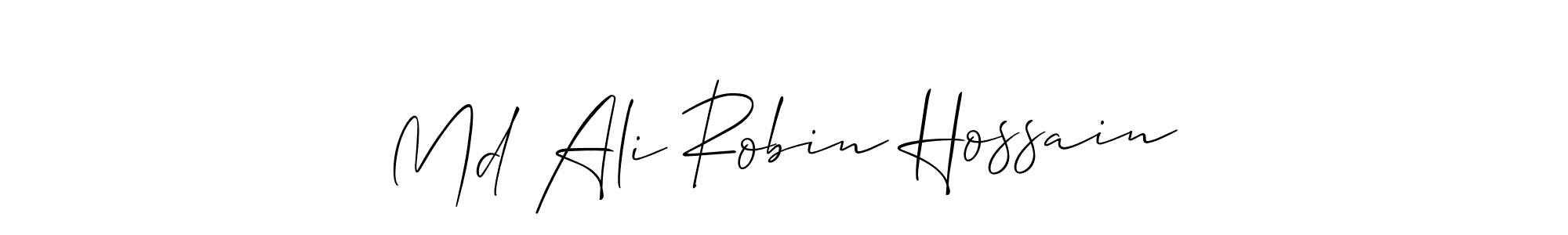 See photos of Md Ali Robin Hossain official signature by Spectra . Check more albums & portfolios. Read reviews & check more about Allison_Script font. Md Ali Robin Hossain signature style 2 images and pictures png