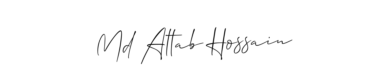 Once you've used our free online signature maker to create your best signature Allison_Script style, it's time to enjoy all of the benefits that Md Altab Hossain name signing documents. Md Altab Hossain signature style 2 images and pictures png