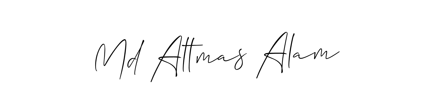 Allison_Script is a professional signature style that is perfect for those who want to add a touch of class to their signature. It is also a great choice for those who want to make their signature more unique. Get Md Altmas Alam name to fancy signature for free. Md Altmas Alam signature style 2 images and pictures png