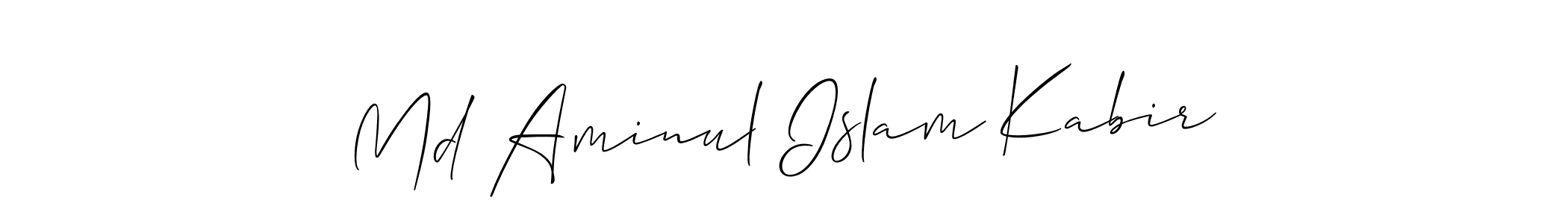 It looks lik you need a new signature style for name Md Aminul Islam Kabir. Design unique handwritten (Allison_Script) signature with our free signature maker in just a few clicks. Md Aminul Islam Kabir signature style 2 images and pictures png