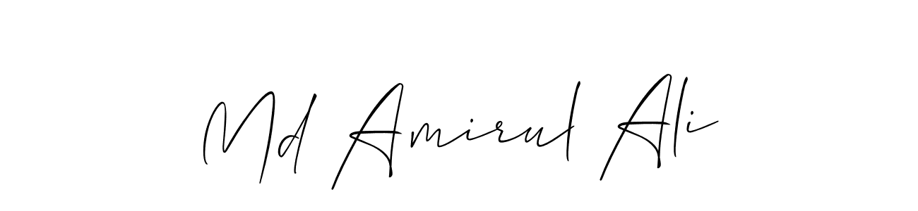 How to Draw Md Amirul Ali signature style? Allison_Script is a latest design signature styles for name Md Amirul Ali. Md Amirul Ali signature style 2 images and pictures png