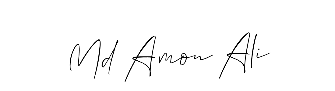 Also You can easily find your signature by using the search form. We will create Md Amon Ali name handwritten signature images for you free of cost using Allison_Script sign style. Md Amon Ali signature style 2 images and pictures png
